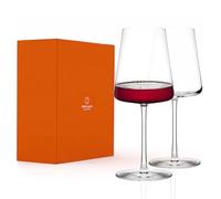 Stölzle Lausitz Verres à Vin Rouge Power Lot de 2, 520ml - Verres Premium pour Vins Corsés - Verres Modernes avec Design Angulaire pour un Arôme Optimal - Résistant au Lave-Vaisselle et aux Chocs
