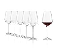 Stölzle Lausitz Verres à Vin Rouge Symphony Lot de 6, 570 ml - Verres élégants pour vin rouge - Verres en cristal premium pour un développement optimal des arômes - Lave-vaisselle & antichoc