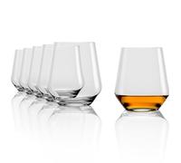 Stölzle Lausitz Verres à Whisky Quatrophil D.O.F. Lot de 6, 470 ml - Verres à Whisky de Haute Qualité au Design Intemporel - Verres en Cristal Résistants au Lave-vaisselle et aux Chocs