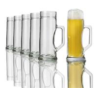 Stölzle Lot de 6 chopes à bière lisses de 0,3 l - Verre à bière solide de 0,3 l - Passe au lave-vaisselle