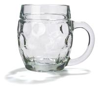 Stölzle Tübinger Lot de 6 chopes à bière de 0,5 l avec surdimensionné et plaque - Chope à bière solide de 0,5 l - Passe au lave-vaisselle