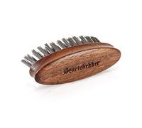 Störtebekker® Brosse À Barbe Premium - Fabriquée En Allemagne - Démêle La Barbe Et La Met En Forme - Évite Les Démangeaisons - Poils Bioniques Durables (Normal)
