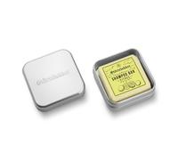 Störtebekker® Ensemble shampoing solide de qualité supérieure au citron et boîtes à savon - Shampooing d'entretien + boîte à savon en aluminium - Barre de shampoing pour cheveux, visage et corps -