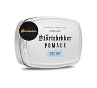 Störtebekker® Pommade Premium à base d'eau Crusoe - Pommade pour homme - Tenue moyenne - Brillance moyenne - Cire capillaire 125 ml - Pommade pour cheveux Barbershop - Coiffure fabriquée en Allemagne
