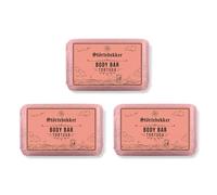Störtebekker Premium Body Bar Tortuga Gel douche solide pour homme et femme Nettoyage naturel Parfum délicieux Fabriqué à la main et sans additifs 3 x 120 g