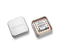 Störtebekker Premium Shampooing solide orange cannelle & boîte à savon - Shampooing d'entretien + boîte à savon en aluminium pour cheveux, cuir chevelu et barbe - Fabriqué à la main dans une