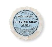 Störtebekker Savon à raser Crusoe de qualité supérieure 70 g - Savon fait main pour une mousse à raser économique - Parfait pour le rasage avec rasoir et rasoir - Savon à raser végétalien pour homme