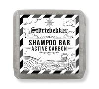Störtebekker - Shampooing de qualité supérieure - Pour homme et femme - Au charbon actif - Savon de douche 3 en 1 pour homme - Soin intensif pour cheveux et cuir chevelu - Végétalien - Fait main (100