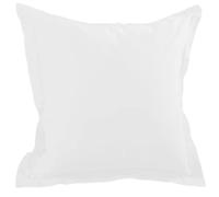 Stof Alicia Taie avec Volant Coton Blanc 65 x 65 cm