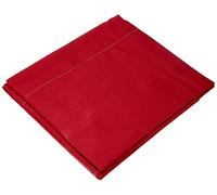 STOF - Alicia Taie avec Volant Coton Rouge 65 x 65 cm
