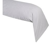 STOF - Une Taie de traversin en coton Couleur Gris Perle - 45 x 185 cm GRIS PERLE