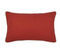 Stof - Coussin - Taille 30x50 cm - 100% Coton - Couleur Terracotta - Modèle Duo - Épaisseur Idéale - Confortable et Élégant - Agréable au Toucher