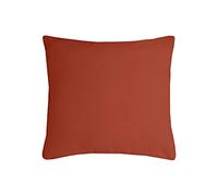 Stof - Coussin - Taille 40x40 cm - 100% Polyester - Couleur Terracotta - Modèle Nelson - Épaisseur Idéale - Confortable et Élégant - Agréable au Toucher