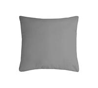 Stof - Coussin - Taille 60x60 cm - 100% Polyester - Couleur Souris - Modèle Nelson - Épaisseur Idéale - Confortable et Élégant - Agréable au Toucher