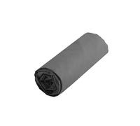 STOF - Drap housse gris uni en coton 140 x 190 cm