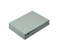 STOF - Drap Housse - Taille 140x190 cm - 100% Coton Biologique - Qualité - Certifié Oeko-Tex - Couleur Opaline - Modèle Horizon - Linge de lit pour Maison - Doux et Confortable