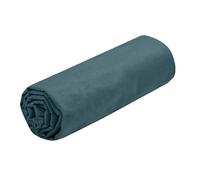 STOF - Drap Housse -Taille 160x200 cm Grand Bonnet 30 cm -100% Coton certifié Oeko-Tex - Couleur Eucalyptus -Modèle Eden - Linge de Lit pour Maison - Doux et Confortable pour Nid Douillet