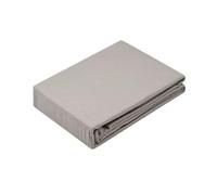 STOF - Drap Housse - Taille 180x200 cm - 100% Coton Biologique - Qualité - Certifié Oeko-Tex - Couleur Lin - Modèle Horizon - Linge de lit pour Maison - Doux et Confortable