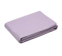 STOF - Drap Plat - Taille 180x290 cm - Qualité Percale de Coton - 100% Coton certifié Oeko-Tex - Couleur Parme - Modèle Elysée - Linge de lit pour Maison - Doux et Confortable
