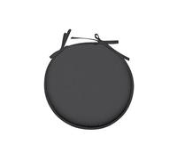 Generique Galette de chaise STOF ronde en polyester Anthracite 40 x 40 cm
