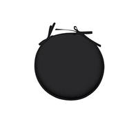 STOF Galette de chaise Noir ronde en polyester - 40 x 40 cm