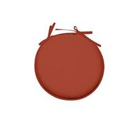 Stof - Galette de Chaise - Taille ø : 40 cm - 100% Polyester - Couleur Terracotta - Modèle Nelson - Qualité Exceptionnelle - Confortable et Élégant - Facile d'entretien