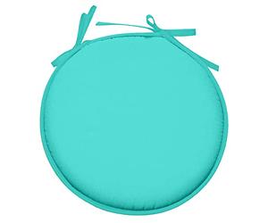 Stof - Galette de Chaise - Taille ø : 40 cm - 100% Polyester - Couleur Celadon - Modèle Nelson - Qualité Exceptionnelle - Confortable et Élégant - Facile d'entretien
