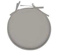 STOF - Galette de Chaise - Taille ø : 40 cm - 100% Polyester - Couleur Lin - Modèle Nelson - Qualité Exceptionnelle - Confortable et Élégant - Facile d'entretien
