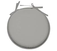 Stof - Galette de Chaise - Taille ø : 40 cm - 100% Polyester - Couleur Mastic - Modèle Nelson - Qualité Exceptionnelle - Confortable et Élégant - Facile d'entretien