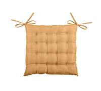 Stof - Galette de Chaise - Taille 40x40 cm - 100% Polyester - Couleur Camel - Modèle Bea - Qualité Exceptionnelle - Confortable et Élégant - Facile d'entretien