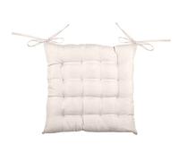 Stof - Galette de Chaise - Taille 40x40 cm - 100% Polyester - Couleur Lin - Modèle Bea - Qualité Exceptionnelle - Confortable et Élégant - Facile d'entretien