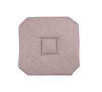 Stof - Galette de Chaise - Taille 40x40 cm - 100% Polyester - Couleur Poudre - Modèle Bea - Qualité Exceptionnelle - Confortable et Élégant - Facile d'entretien