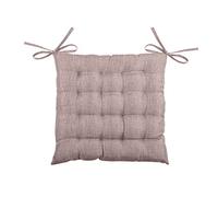 Stof - Galette de Chaise - Taille 40x40 cm - 100% Polyester - Couleur Poudre - Modèle Bea - Qualité Exceptionnelle - Confortable et Élégant - Facile d'entretien