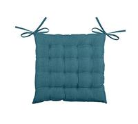 Stof - Galette de Chaise - Taille 40x40 cm - 100% Polyester - Couleur Turquoise - Modèle Bea - Qualité Exceptionnelle - Confortable et Élégant - Facile d'entretien