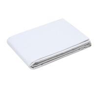 STOF - Housse de Couette - Taille 140x200 cm - Qualité Percale de Coton - 100% Coton certifié Oeko-Tex - Couleur Blanc - Modèle Elysée - Linge de lit pour Maison - Lit Simple - 1 Personne