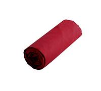 Stof Lovely CASA - Drap Housse - Taille 160x200 cm - 100% Coton - Couleur Rouge - Modèle Alicia - Doux et Confortable pour Nid Douillet - Certifié Oeko-TEX