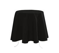 Stof - Nappe - Taille 145x300 cm - 100% Polyester - Couleur Noir - Modèle Nelson - Rectangulaire - Linge de Table - Lavable 30° - Qualité Exceptionnelle