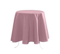 Stof - Nappe - Taille 145x300 cm - 100% Polyester - Couleur Poudre - Modèle Nelson - Rectangulaire - Linge de Table - Lavable 30° - Qualité Exceptionnelle