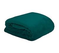 Stof - Plaid -Taille 130x160 cm -100% Polyester - Couleur Canard - Modèle Doudou - Couverture - Plaid Polaire Doux Chaud Confortable Canapé Nid Douillet