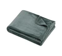 Stof - Plaid - Taille 180x220 cm - 100% Polyester - Couleur Jade - Modèle Stanford - Couverture - Doux Chaud Confortable Polaire, uni