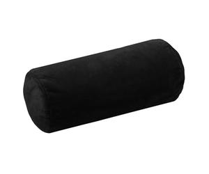 Stof - Polochon - Taille 20x45 cm - 100% Polyester - Couleur Noir - Modèle Doudou - Linge pour Maison - Doux et Confortable pour Nid Douillet - Lavable 30°