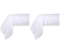 STOF - Protège Traversin, Uni, Blanc, 180x43 cm T39373001 (Lot de 2)