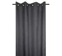 Stof - R64689011 Nelson Rideau Œillets Polyester Anthracite 240 x 135 cm