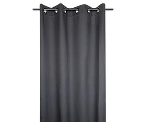Stof - R64689011 Nelson Rideau Œillets Polyester Anthracite 240 x 135 cm