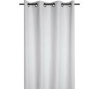 STOF | Rideau - 140x260 cm - Argent - Rideaux occultants - Rideau à oeillets - Design élégant