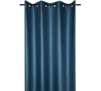 STOF | Rideau - 140x260 cm - Bleu marine - Look élégant - Pose d'œillets pratique