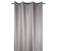 Stof - Rideau à œillets - Taille 140 x 260 cm - 100% Coton - Couleur Naturel - Modèle Oxford - Satin de Coton - Qualité exceptionnelle - Très élégant et Doux au Toucher - 8 œillets- Pose Facile