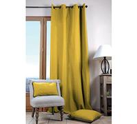 Lovely Casa Duo UNI Rideau 135X240 CM, Coton, Moutarde