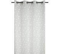 STOF Rideau GINNY 140x260 beige avec motif à fleurs