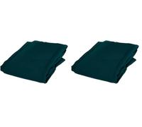 Stof Rideau Œillets pour Salon ou Chambre-Bleu, Vert Taille 135 x 240-Rideau de Fenêtre ou Parfait pour Dressing-Décoration Maison-100, 100% Polyester, Nelson Canard, 240x135 cm (Lot de 2)